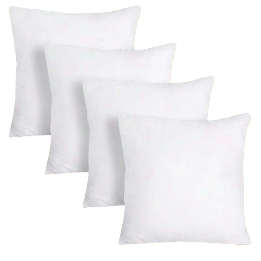 New Room Essentials 4 Pillow Covers White Decorative‎ 16" x 16" New